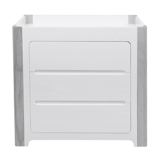 Cocoon Change Area Dresser, White / Grey