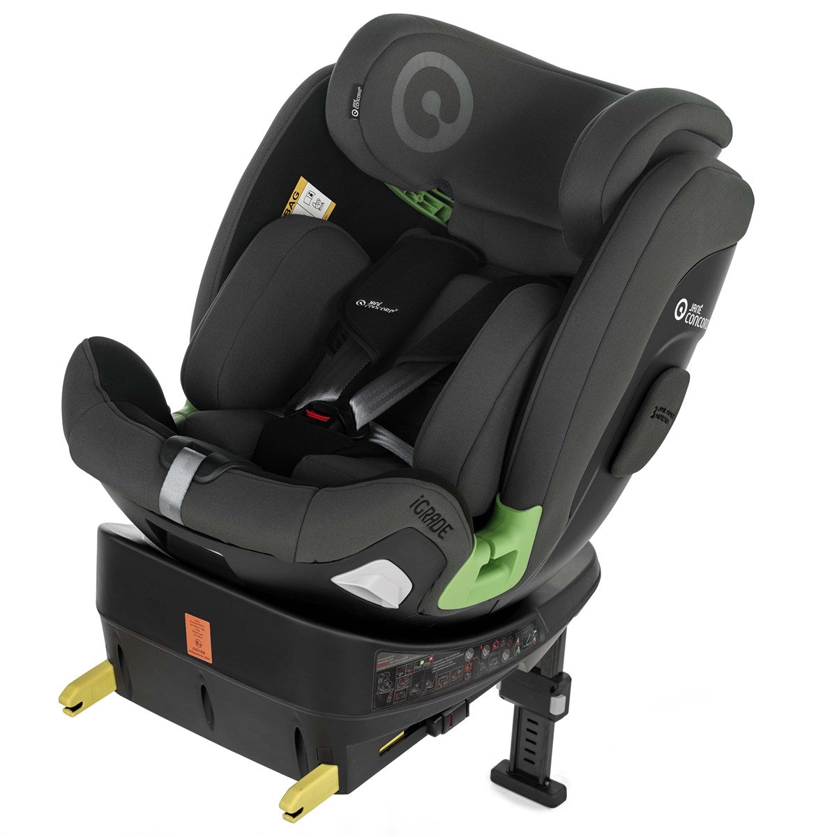 Jane iGrade 360º Swivel i-Size Car Seat, 40-150cm, 0-12 Years