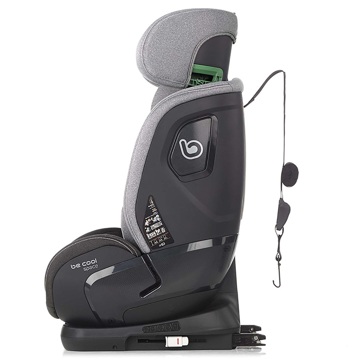 Be Cool Space i-Size Forward-Facing Car Seat 76-150cm, 15 Months–12 Years