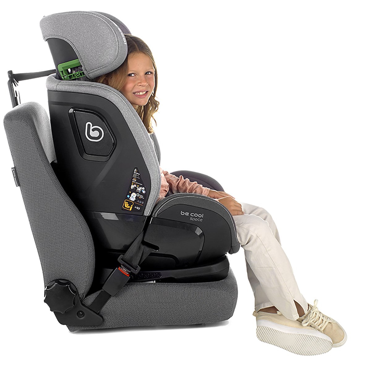 Be Cool Space i-Size Forward-Facing Car Seat 76-150cm, 15 Months–12 Years