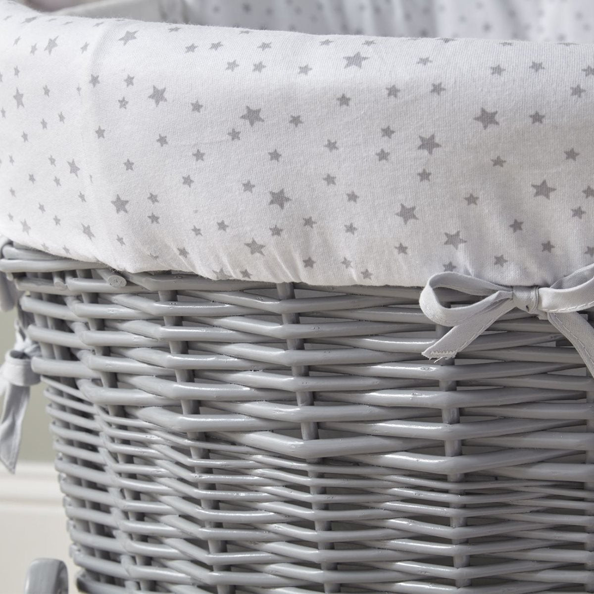 Clair De Lune Stars and Stripes Bedside Crib
