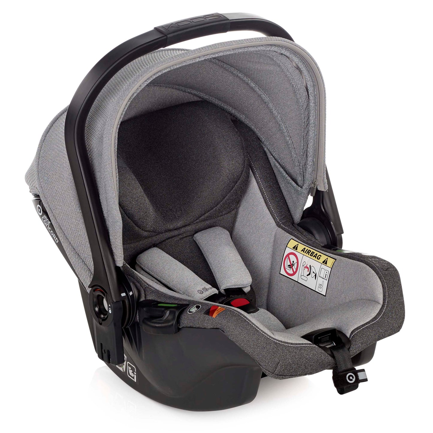 Jané Trider + Transporter Plus Carrycot, Cold Black