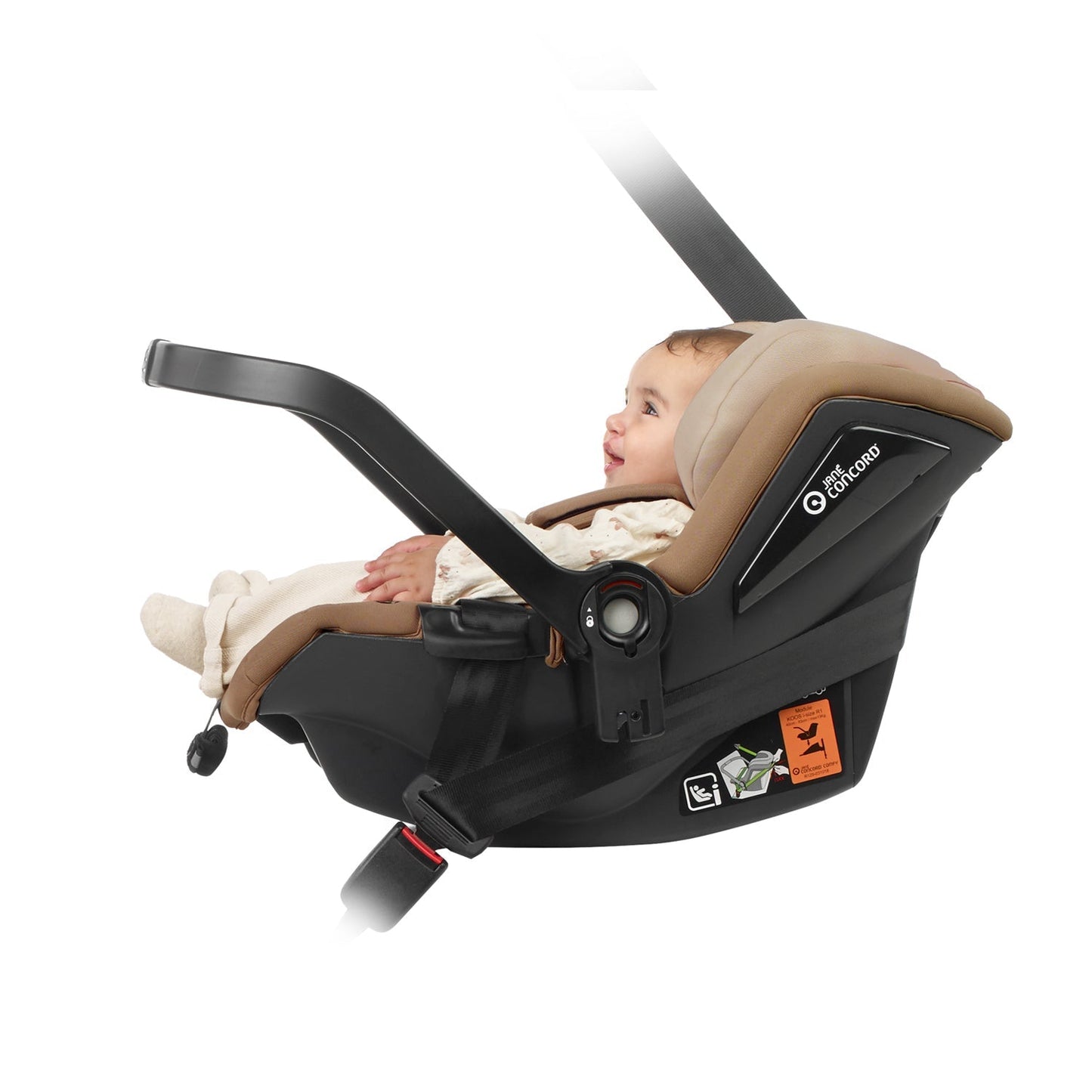 Jané Trider + Transporter Plus Carrycot, Cold Black