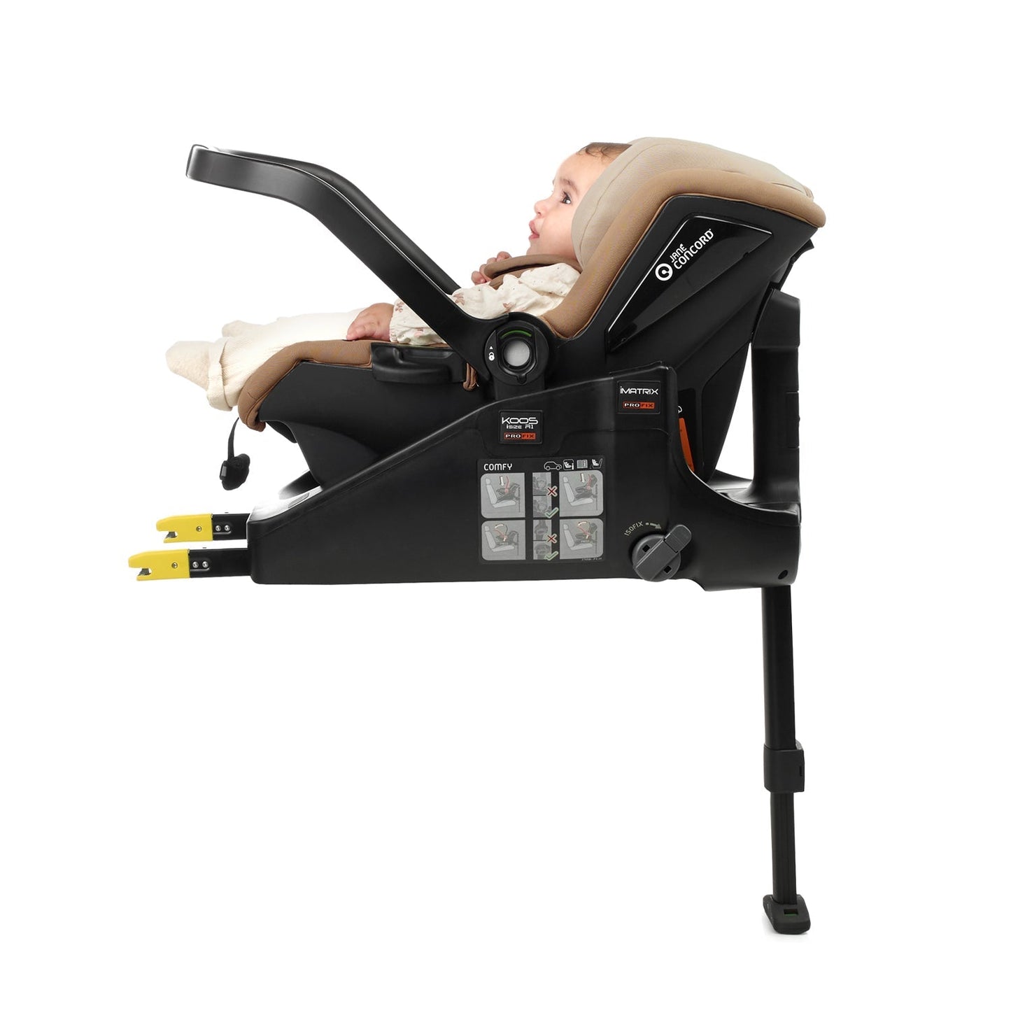 Jané Trider + Transporter Plus Carrycot, Black & Grey