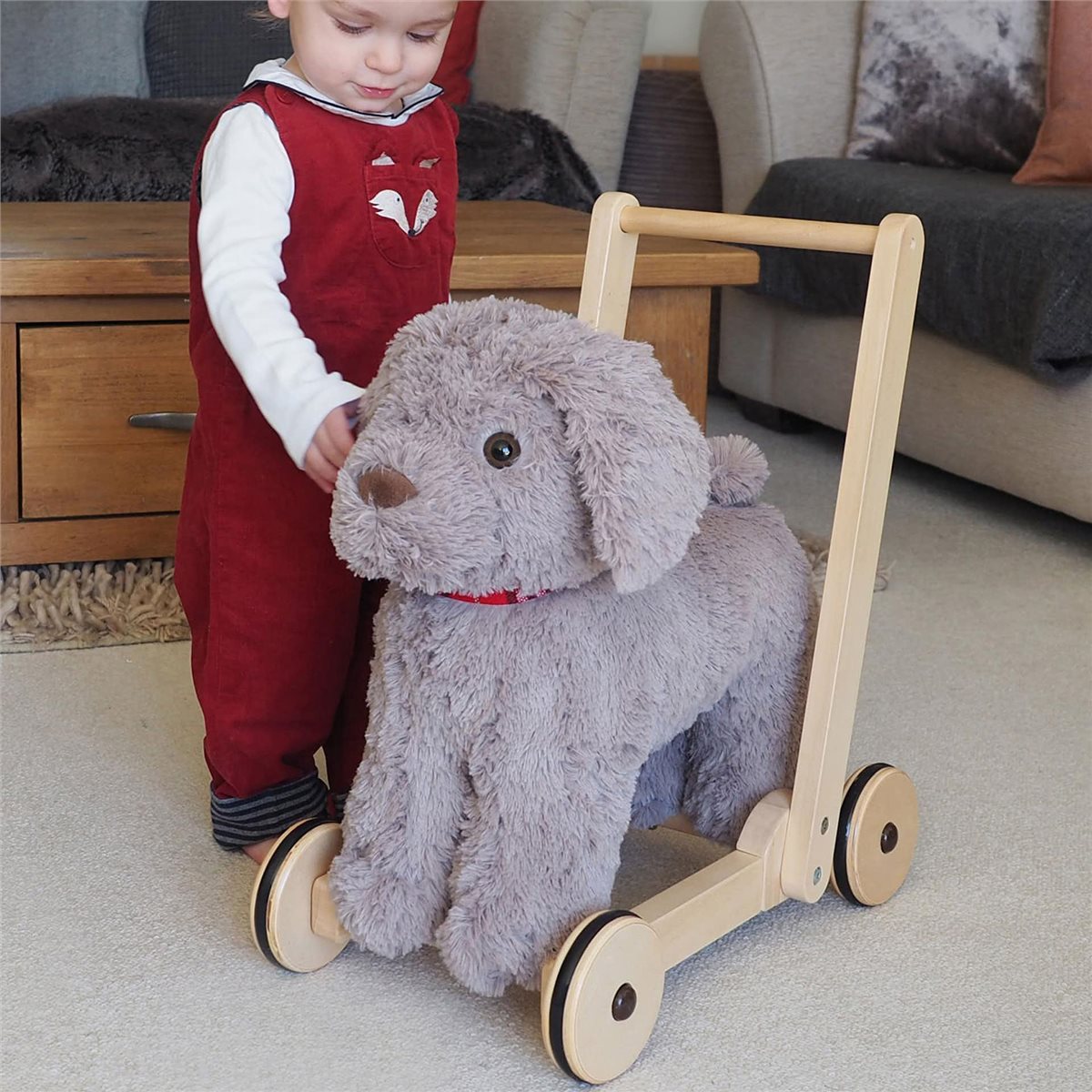 Little Bird Told Me Bailey Dog Push Along