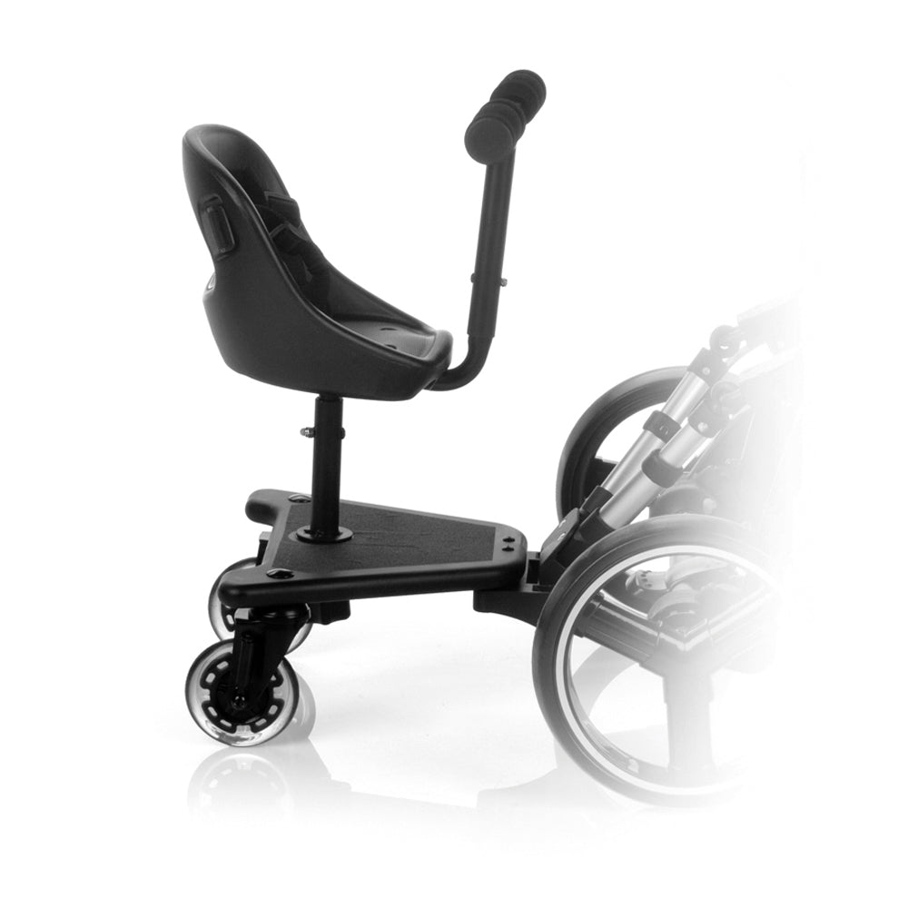 Be Cool Skate Universal Buggy Platform + Seat Unit – Seated or Standing Ride-On Board for Second Child
