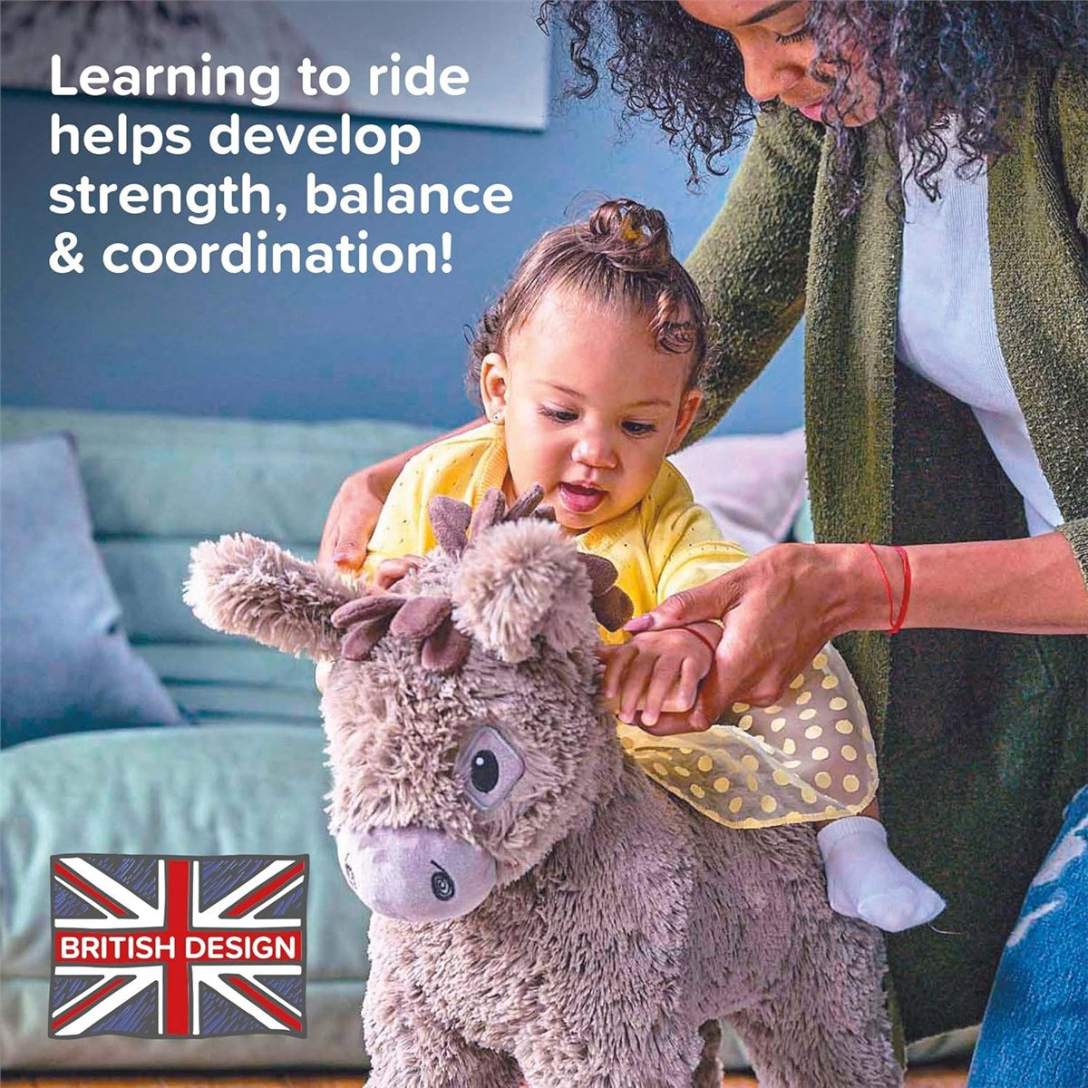 Little Bird Told Me Norbert Rocking Donkey Ride on Toy