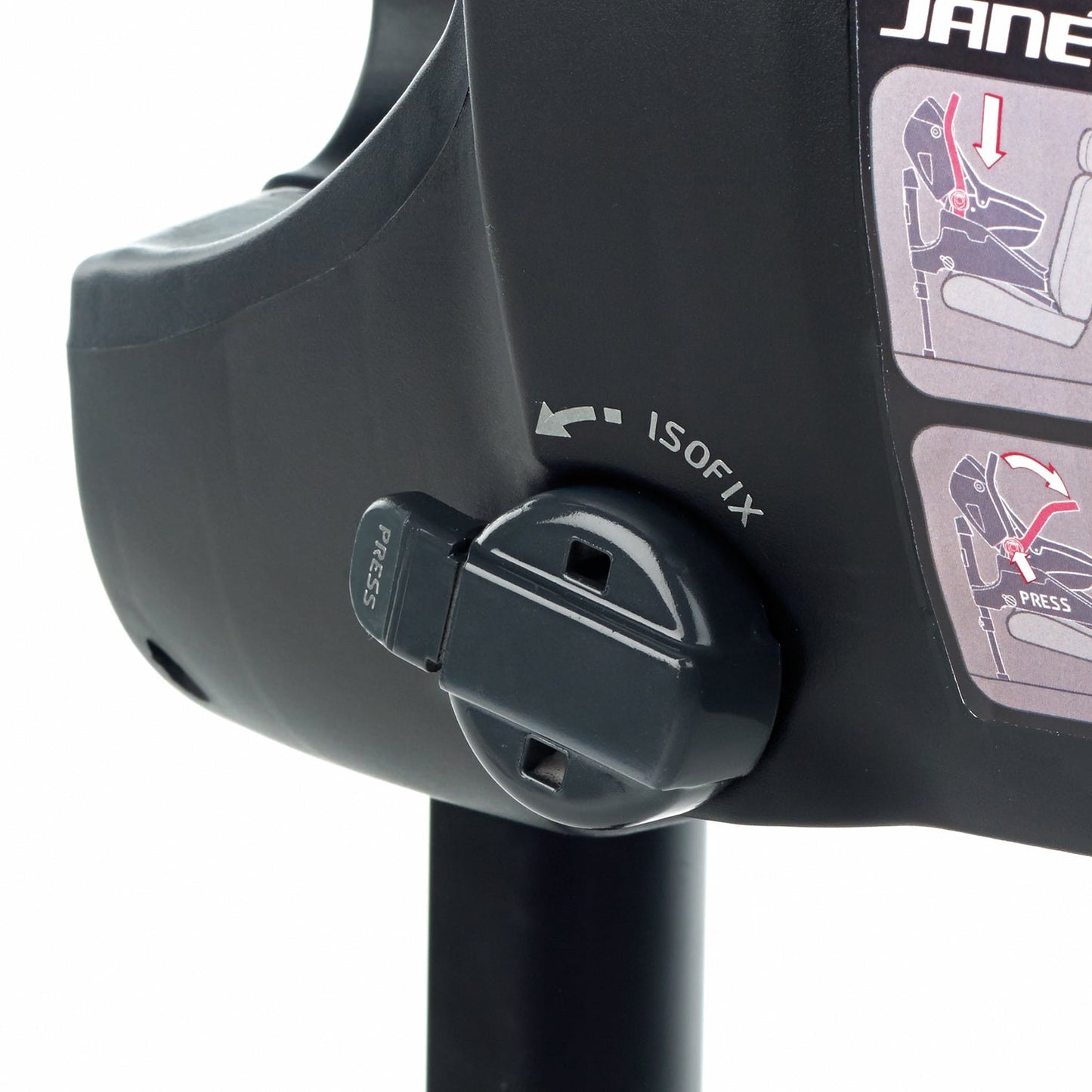 Jané Trider + Transporter Plus Carrycot, Black & Grey
