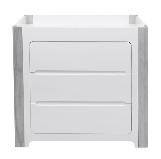 Cocoon Change Area Dresser, White / Grey