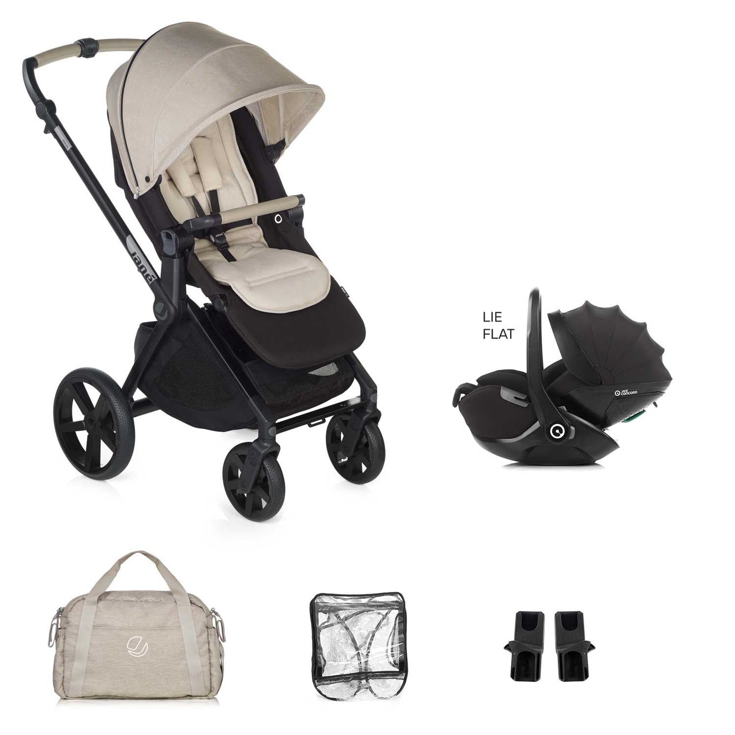 Jane Muum-4 Kombibaby Lie-Flat 360 Travel System