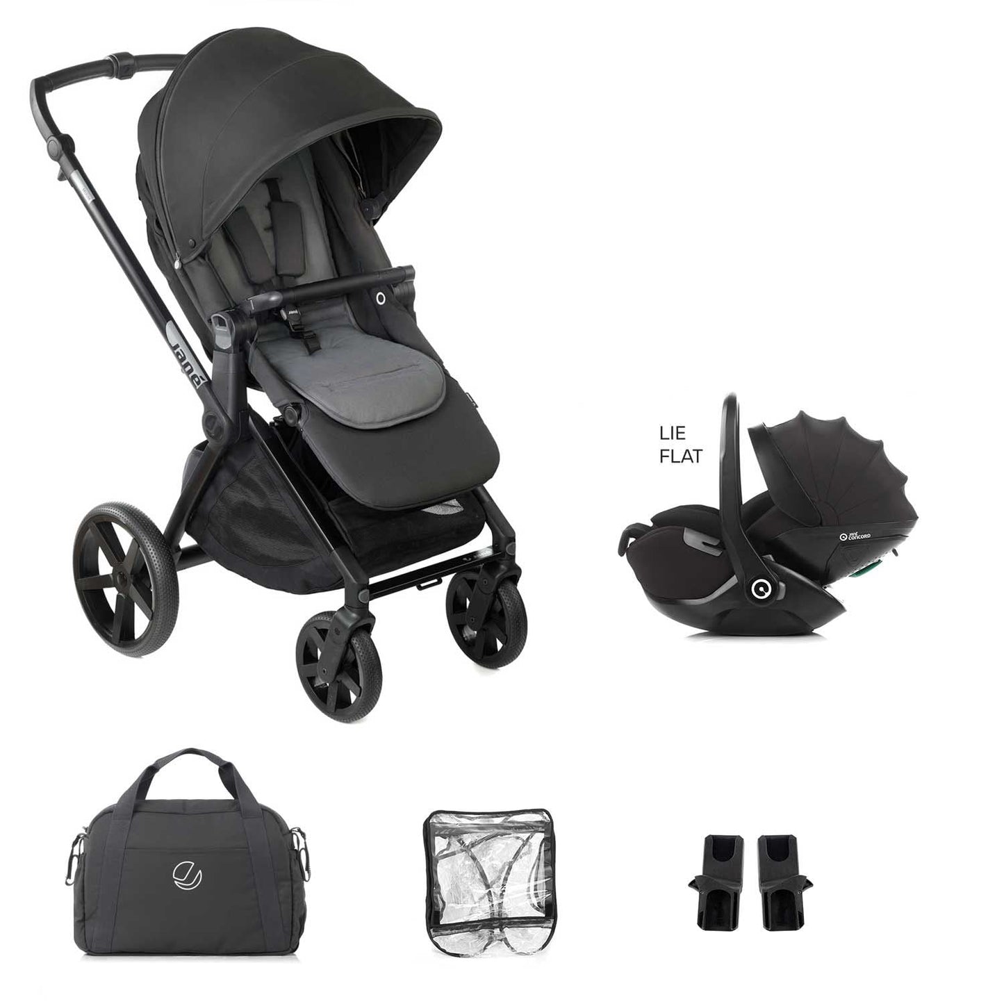 Jane Muum-4 Kombibaby Lie-Flat 360 Travel System