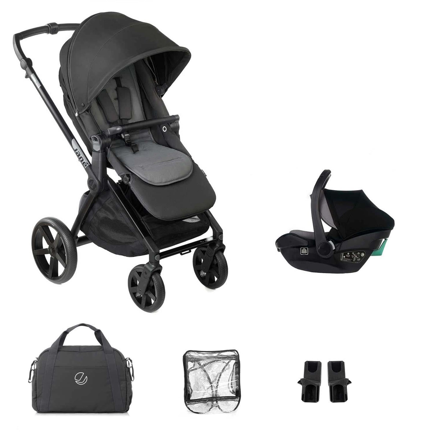 Jane Muum-4 Travel Carrier Car Seat Bundle