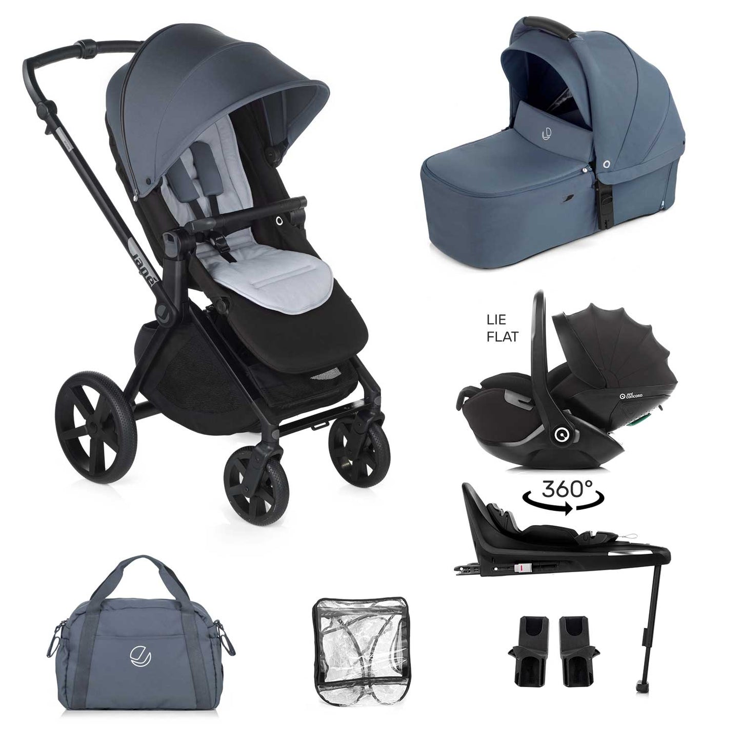 Jane Muum-4 Kombibaby Lie-Flat 360 Travel System