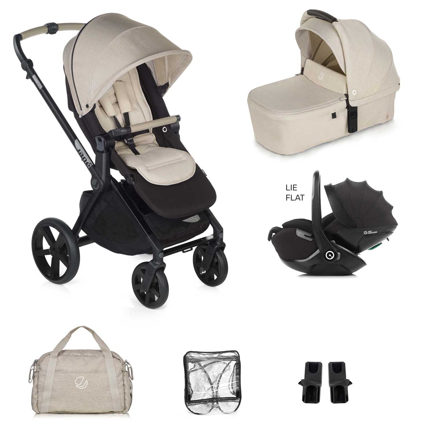 Jane Muum-4 Kombibaby Lie-Flat 360 Travel System