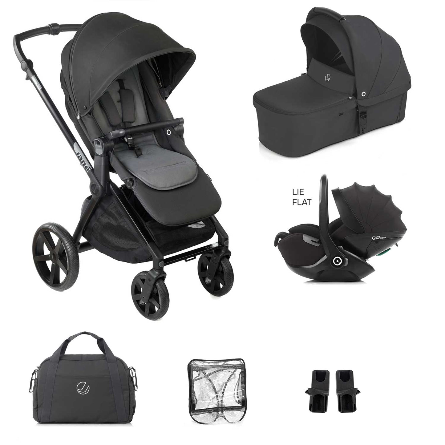 Jane Muum-4 Kombibaby Lie-Flat 360 Travel System