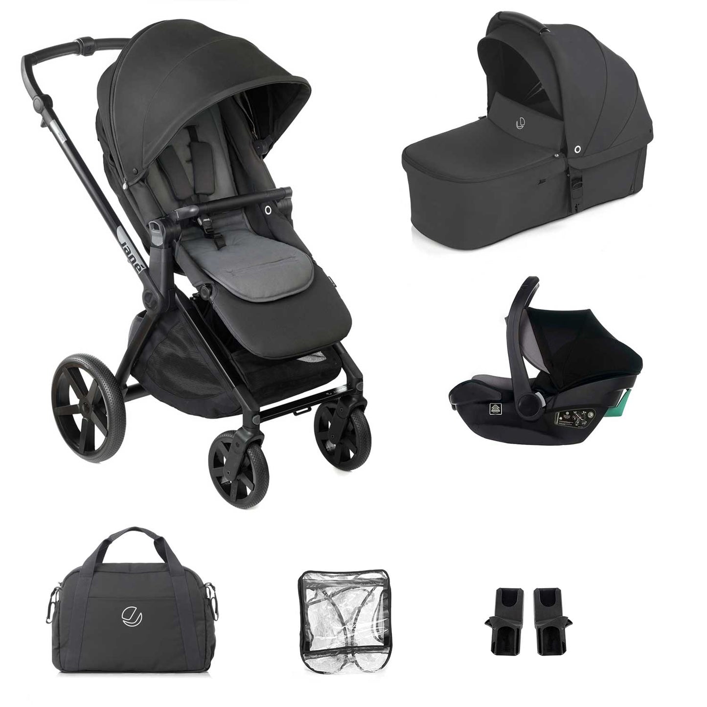 Jane Muum-4 Travel Carrier Car Seat Bundle