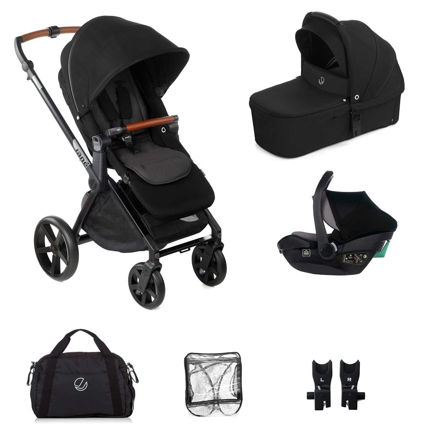 Jane Muum-4 Travel Carrier Car Seat Bundle