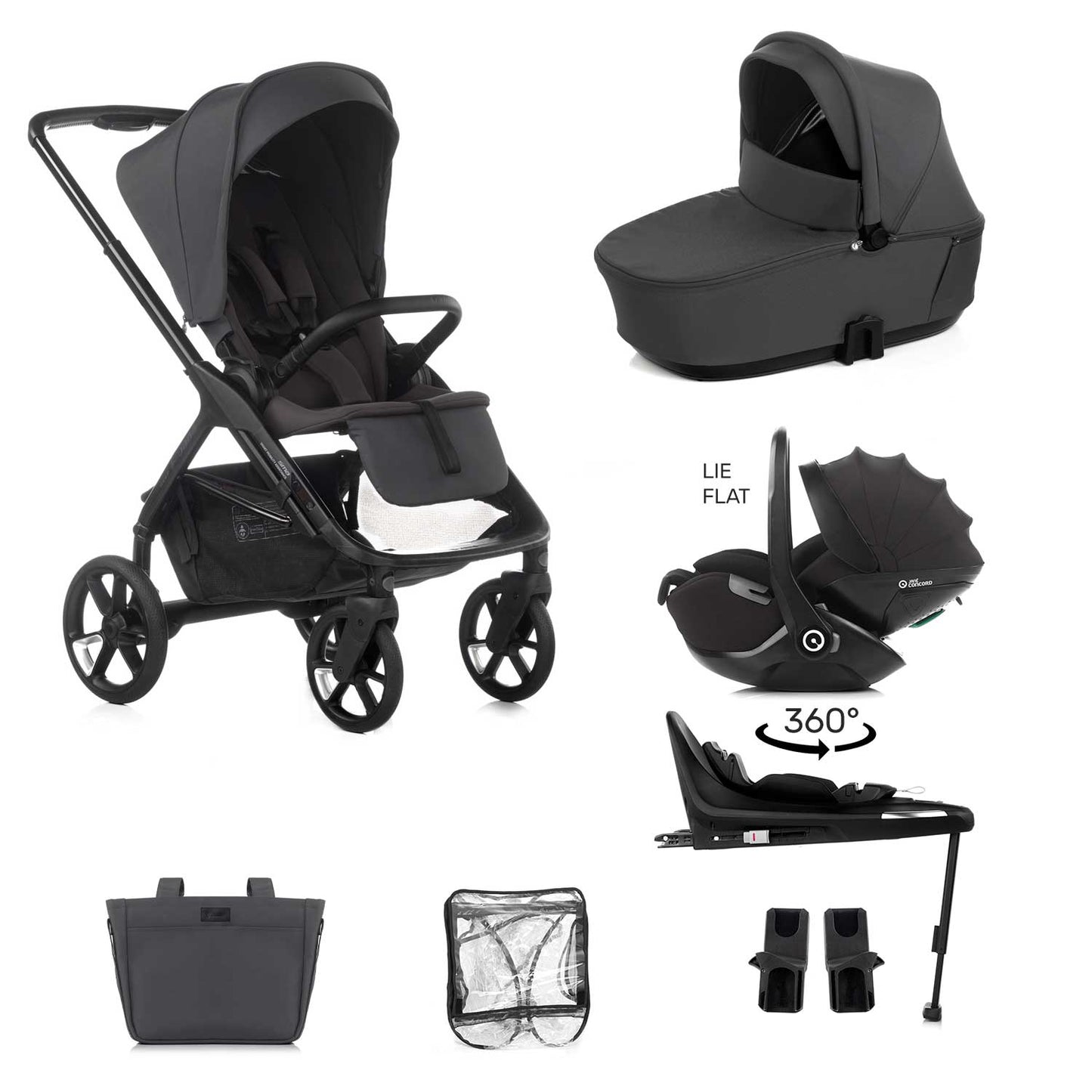Jane Keep Trio Kombibaby 360 Lie-Flat Car Seat Travel System