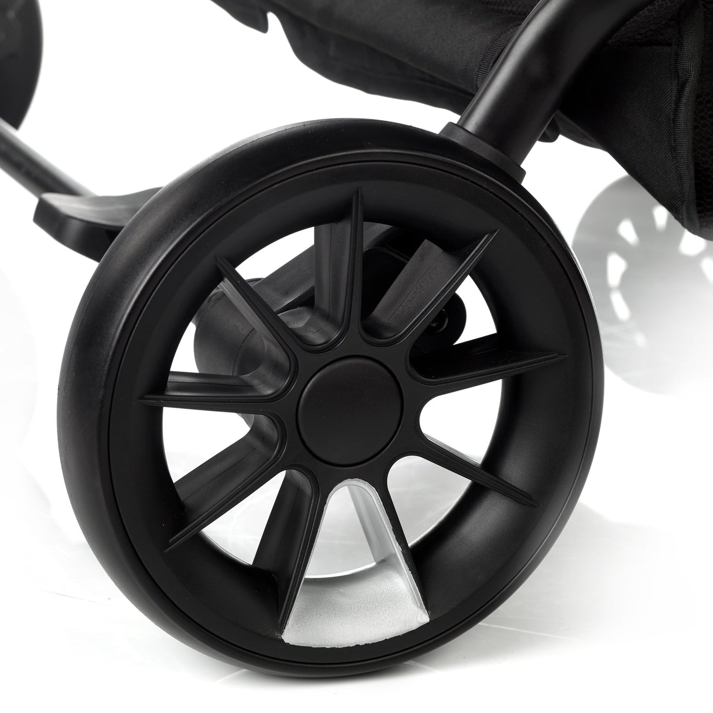 Twinside Twin Stroller + 2 Smart Carrycot, Coal