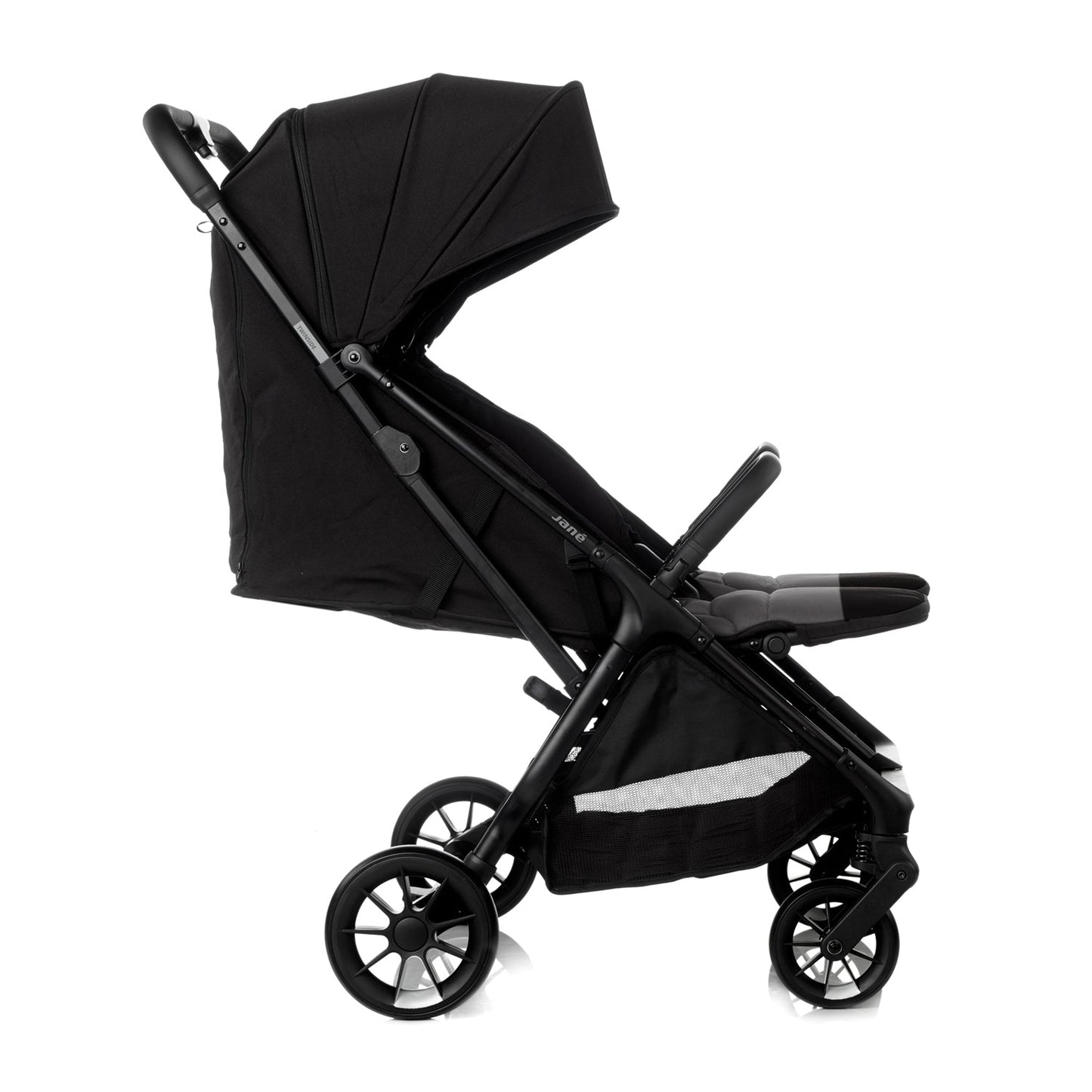 Twinside Twin Stroller + 1 Smart Carrycot, Coal
