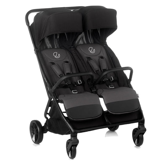 Twinside Twin Stroller, Coal