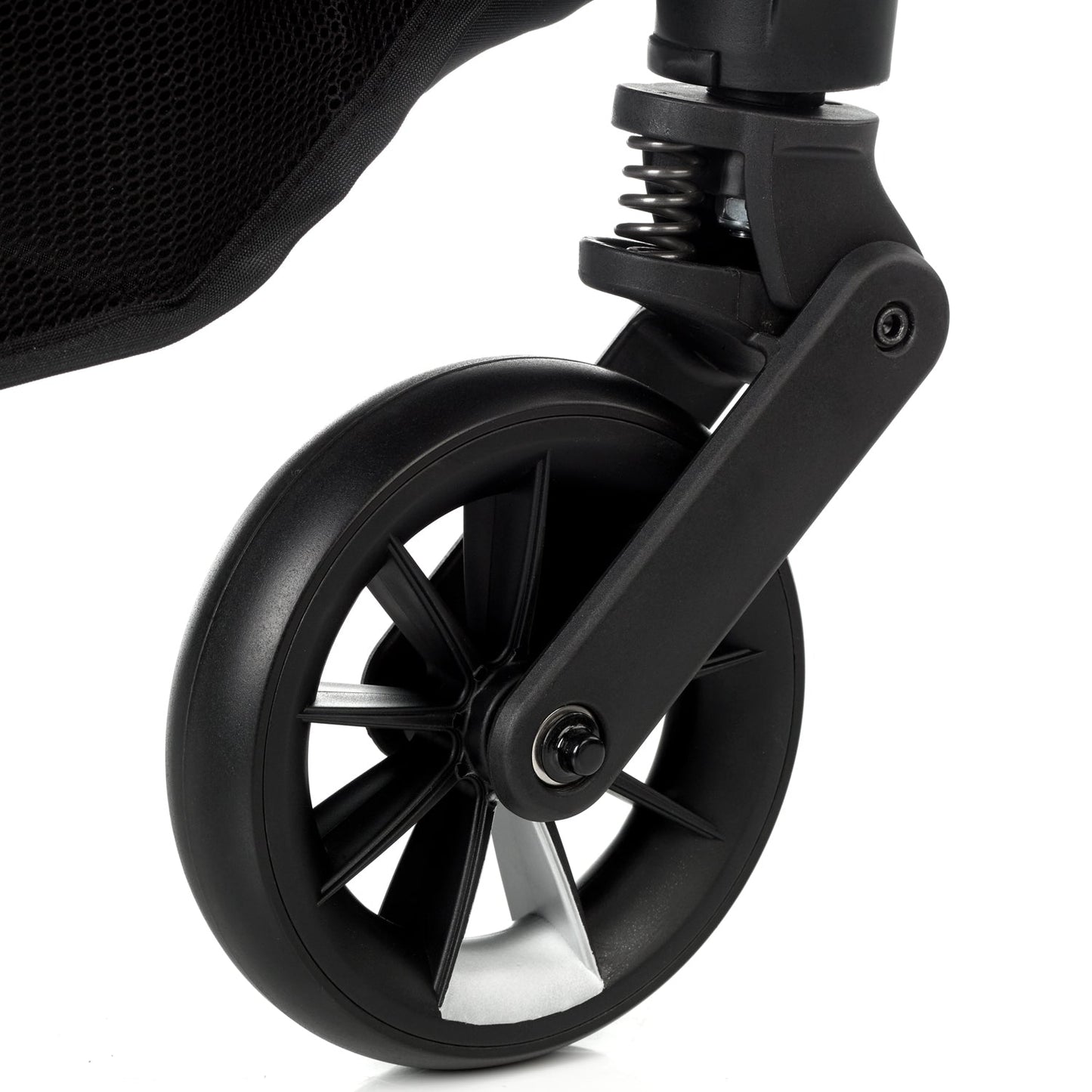 Twinside Twin Stroller + 2 Smart Carrycot, Coal