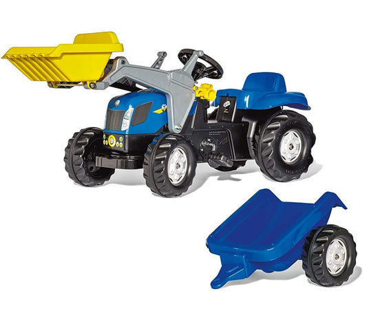 Rolly Toys New Holland Tractor & Trailer & Loader