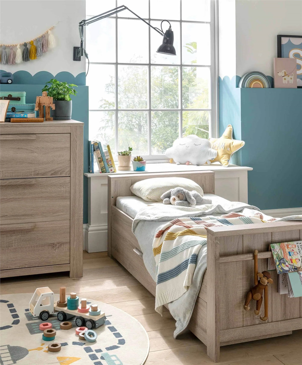 Mamas & Papas Franklin 2 Piece Cotbed Set with Dresser Changer