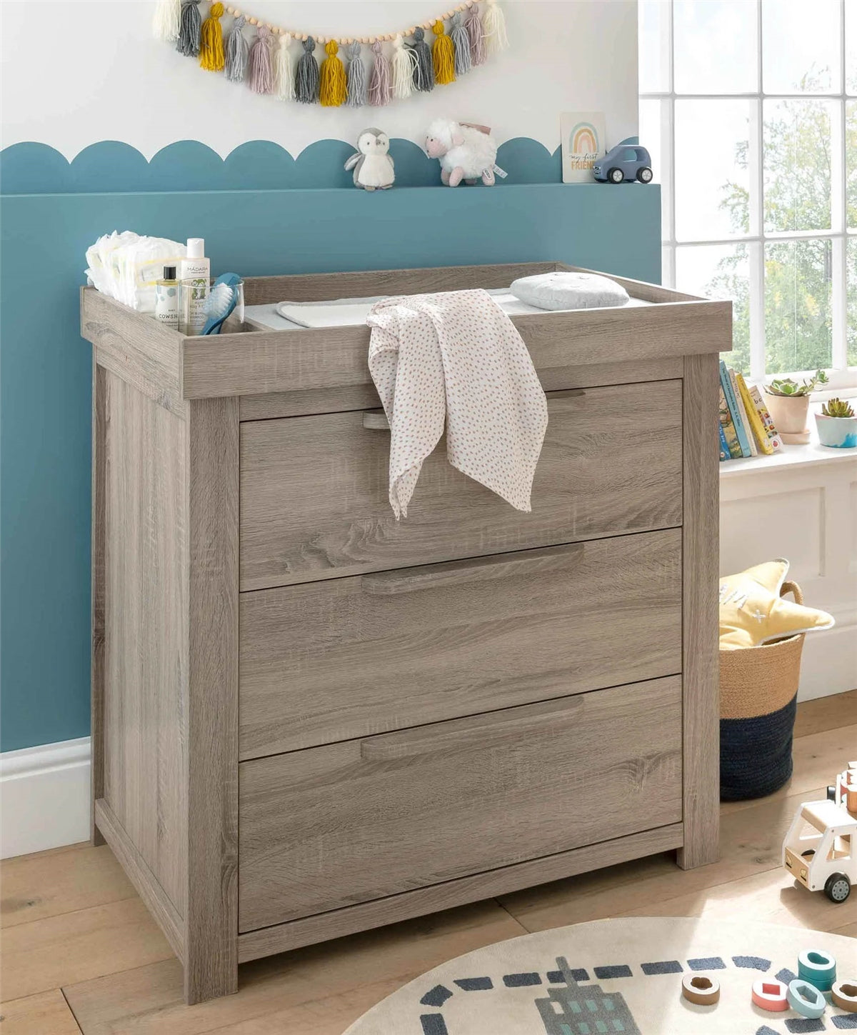 Mamas & Papas Franklin 2 Piece Cotbed Set with Dresser Changer
