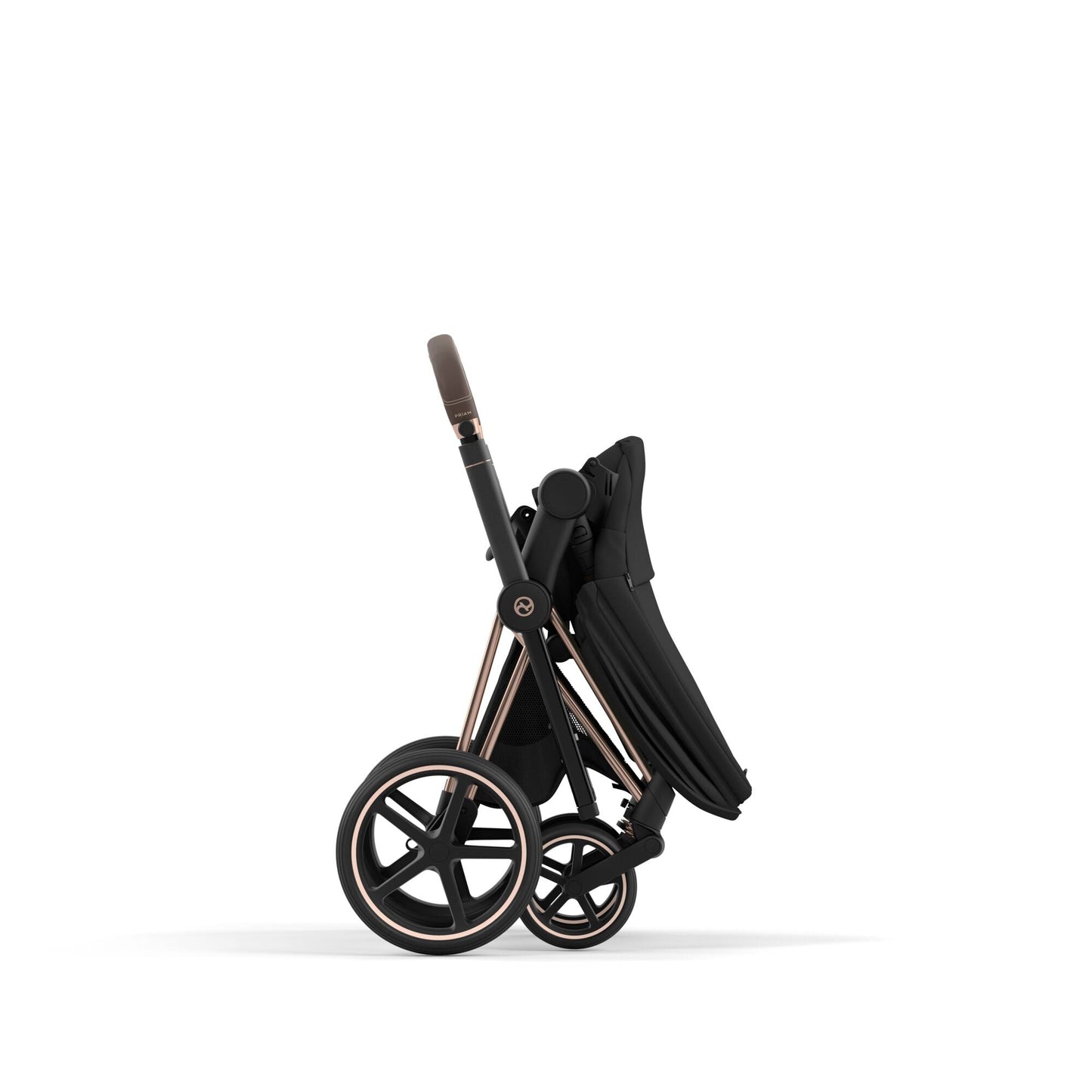 Cybex Priam Pram & Pushchair, Sepia Black on Rose Gold