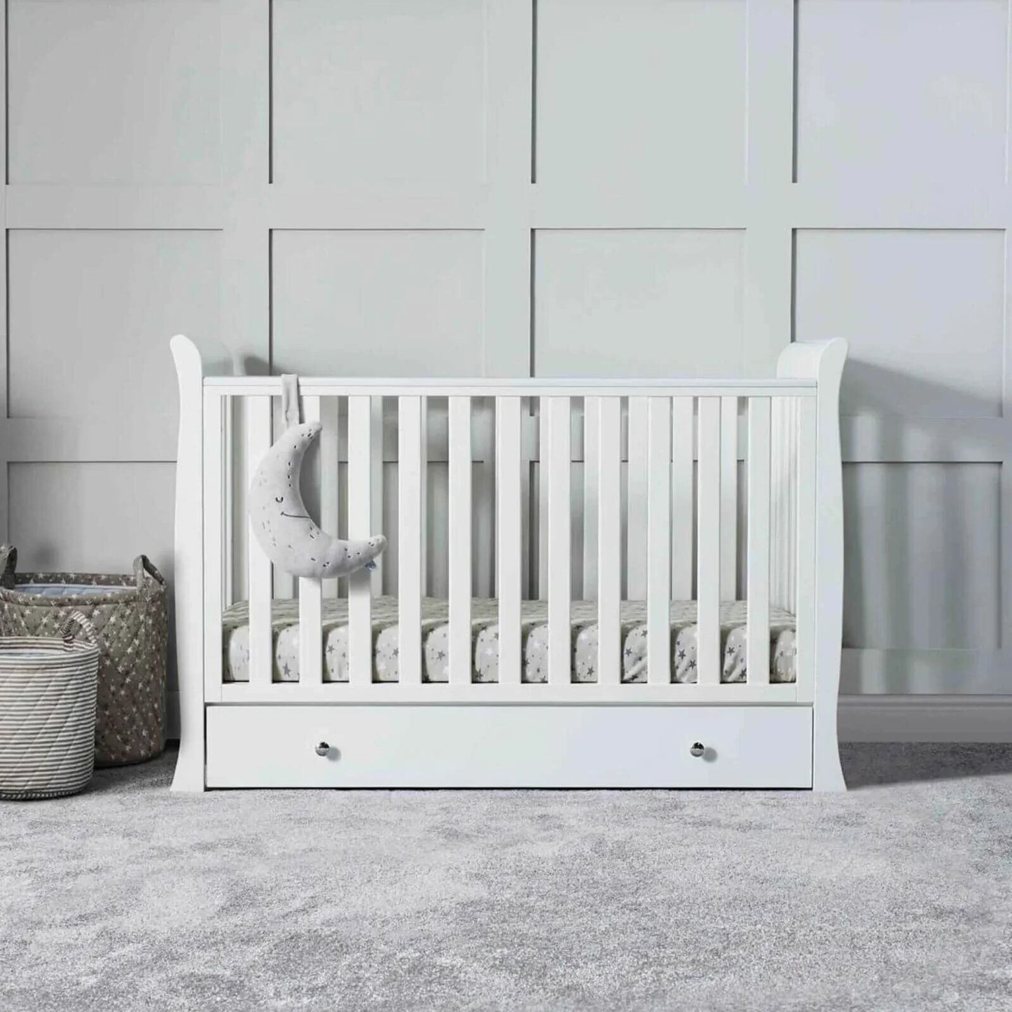 Ickle Bubba Snowdon 4-in-1 Mini Furniture Set Premium Pocket Sprung Mattress 3 pcs - White