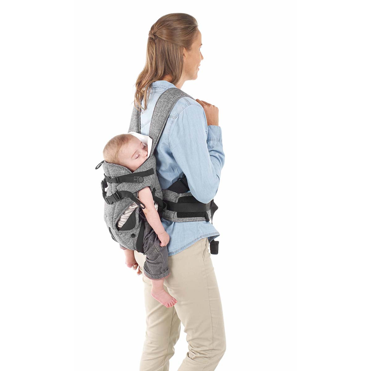 Jané Travel Ergonomic Baby Carrier – 3 Position, Breathable with Lumbar Support (Birth to 15kg)