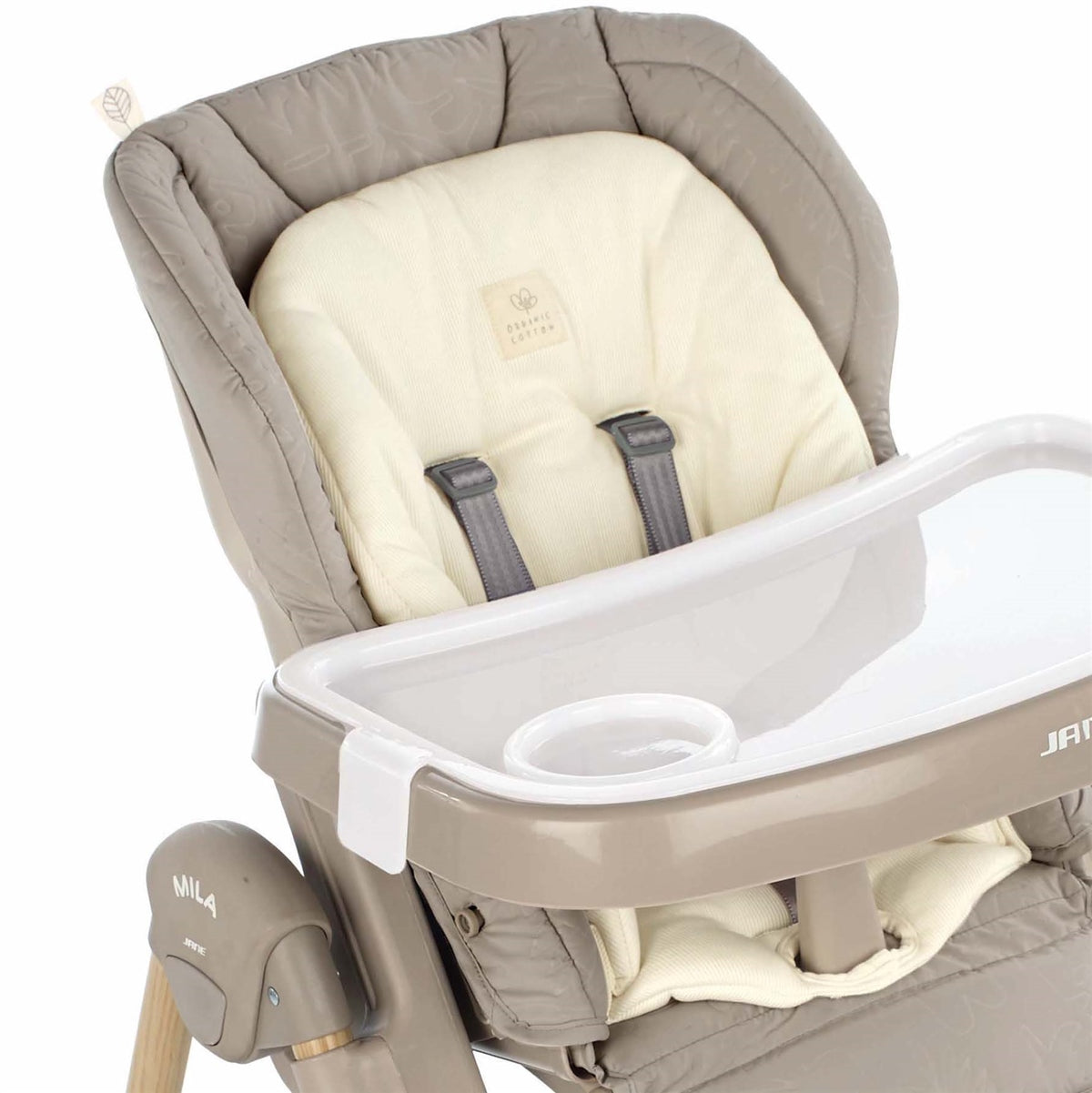 Jane Mila Highchair, 0-3 years, Organics / Wood effect