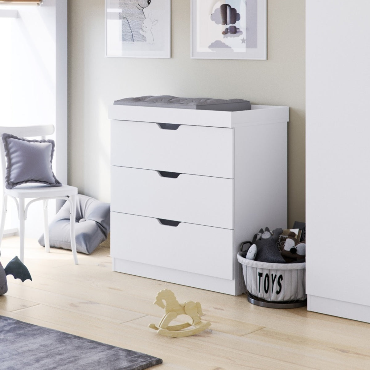 Ickle Bubba Coleby Mini 4 Piece Nursery Furniture Set
