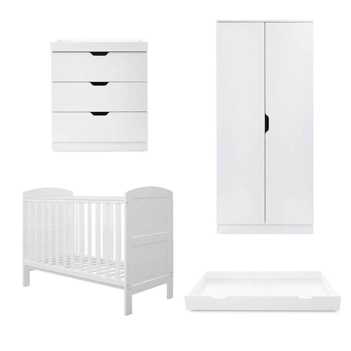 Ickle Bubba Coleby Mini 4 Piece Nursery Furniture Set