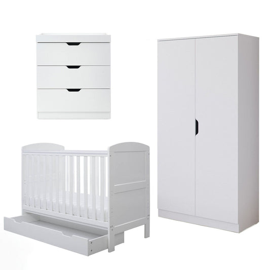 Ickle Bubba Coleby Mini 4 Piece Nursery Furniture Set