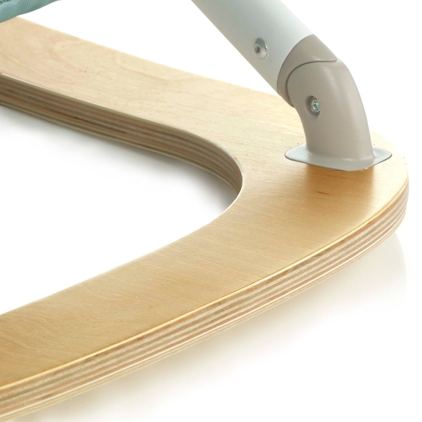 Jane Kalm Wooden Hammock – Natural Birch Rocker with Soft Padded Insert, Botanic