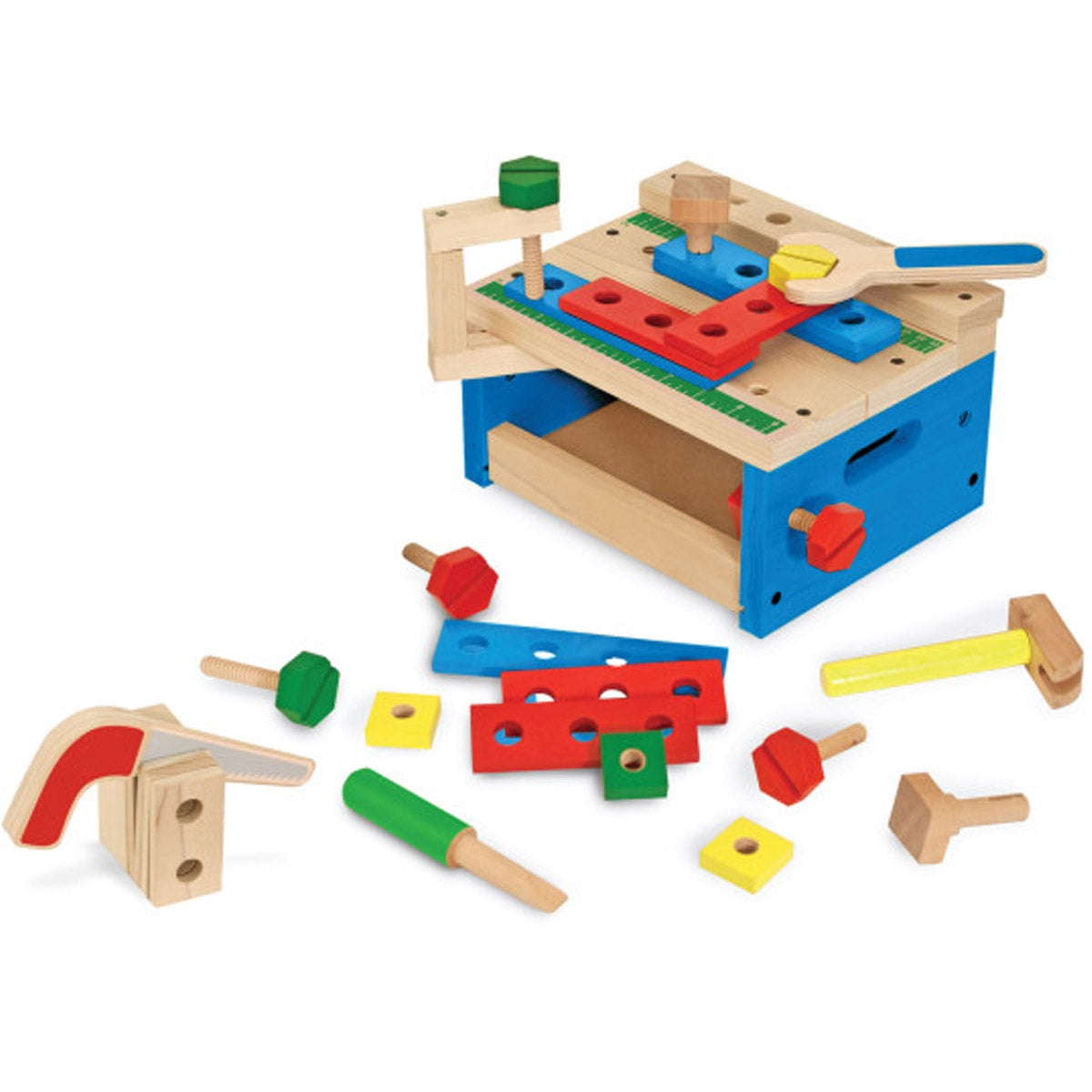 Melissa & Doug Hammer & Saw Tool Bench Playset