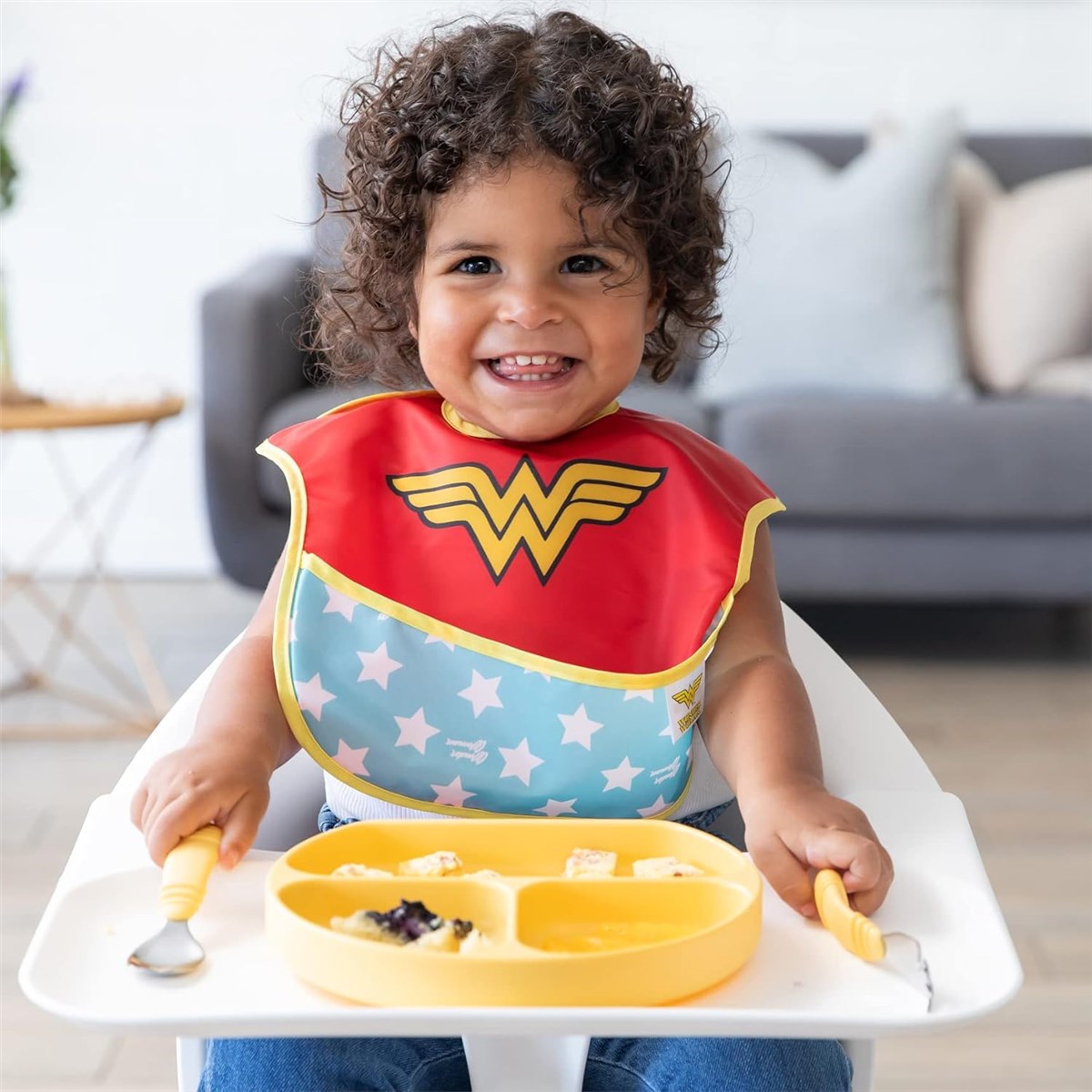 Bumkins SuperBib 2-Pack - Wonder Woman Design