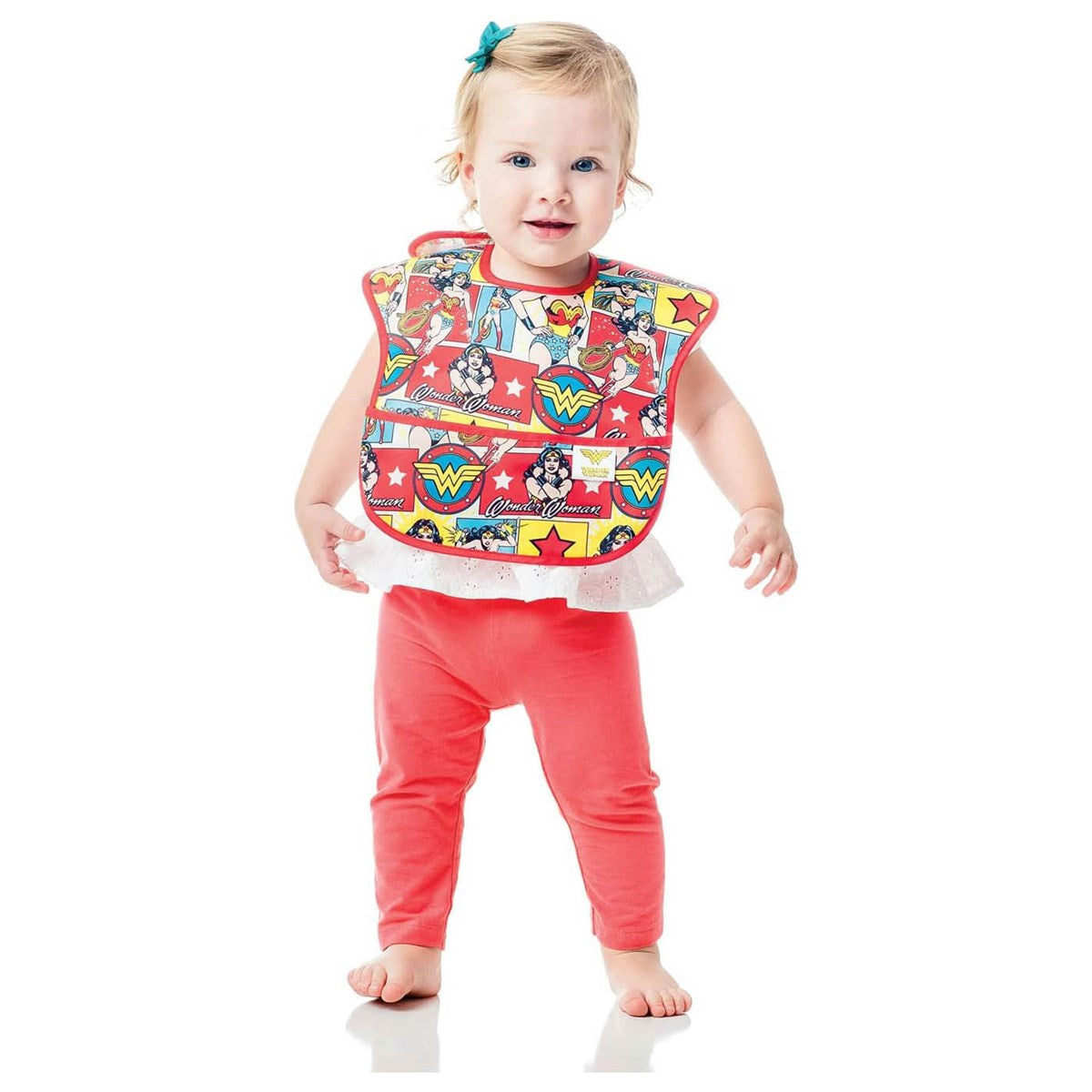 Bumkins SuperBib 2-Pack - Wonder Woman Design