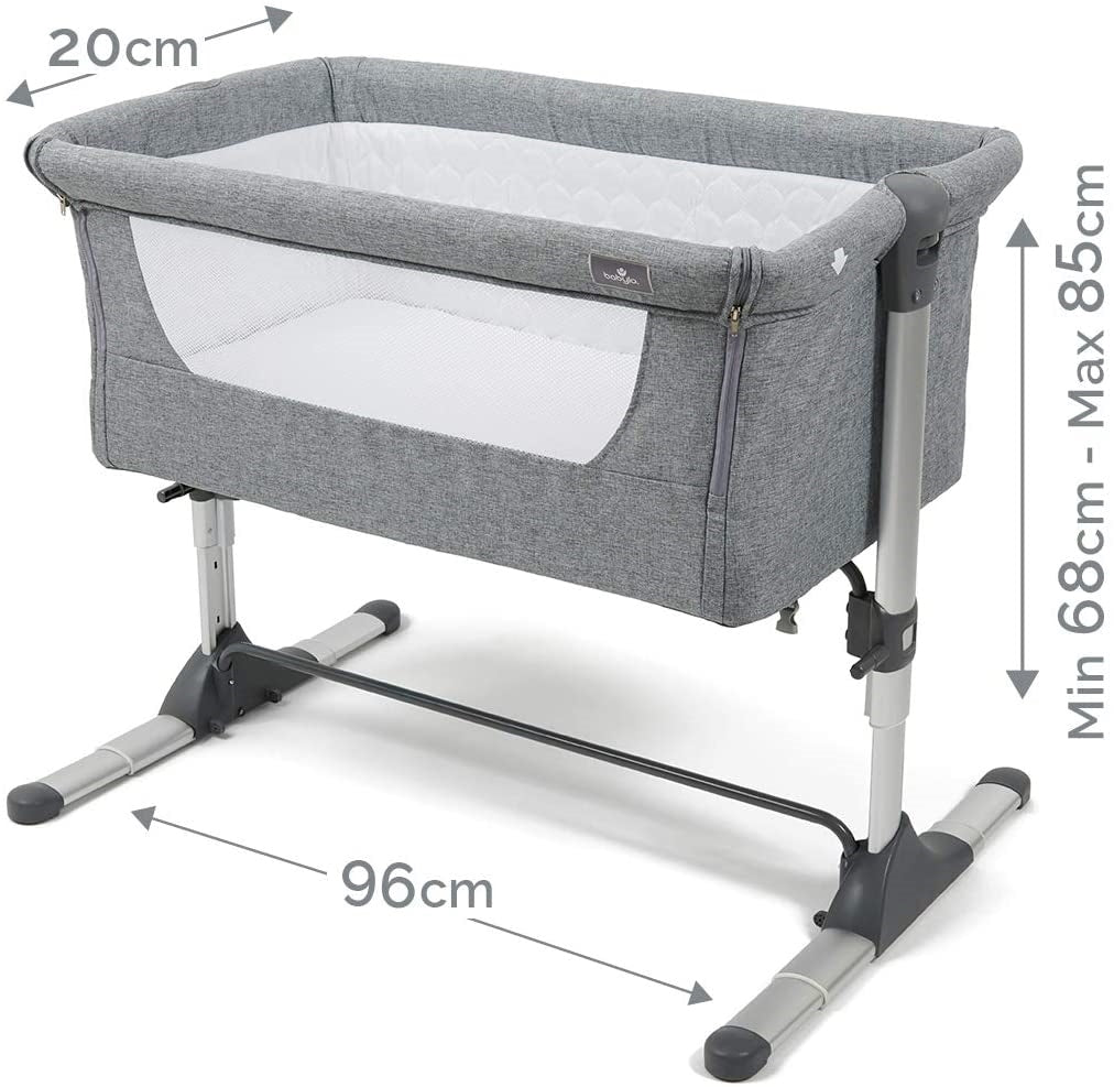 BabyLo Snuggle Cuddle Co-sleeper + Safety Mattress