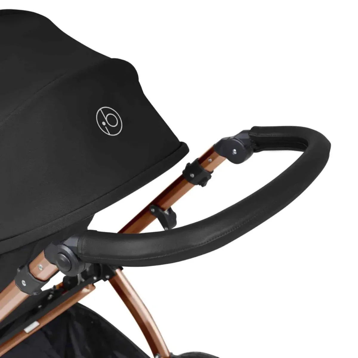 Ickle Bubba Stomp Luxe Travel System with i-Size Cirrus Car Seat & ISOFIX Base 12 pcs - Bronze & Midnight & Black
