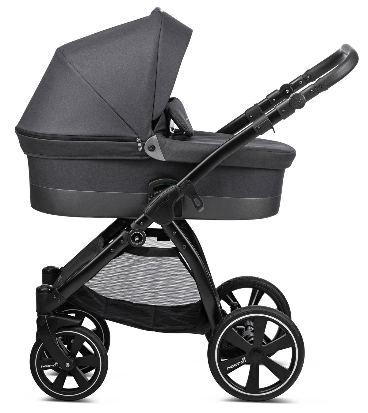 Noordi Sole Go 3in1 Essential Starter Travel & Nursery Bundle, Black