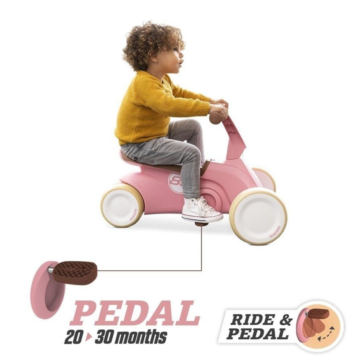 Berg Go2 Retro Ride & Pedal Car