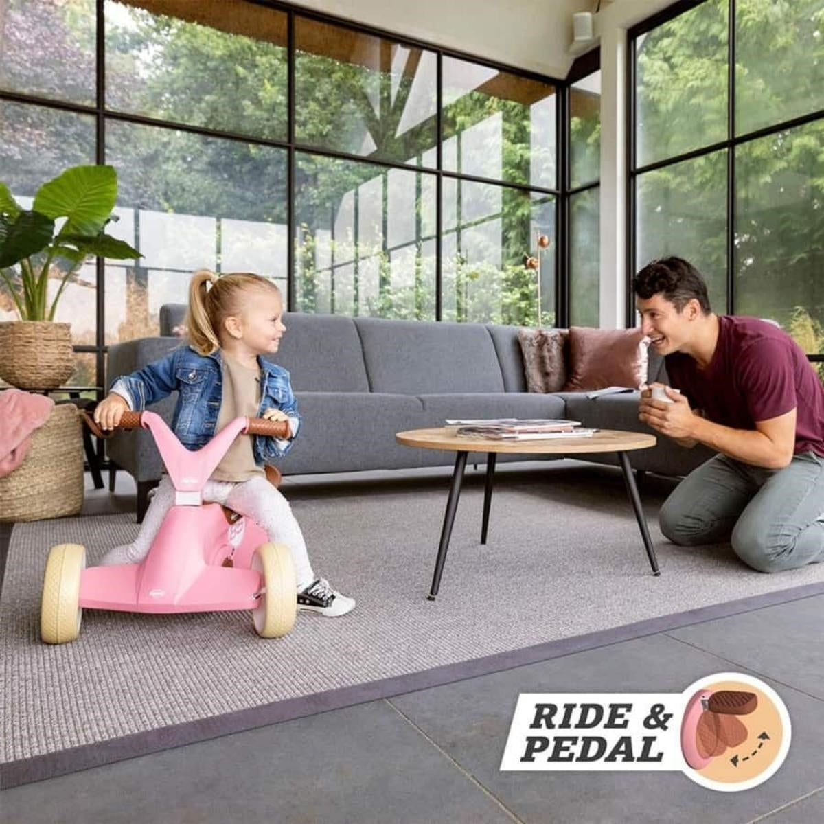 Berg Go2 Retro Ride & Pedal Car