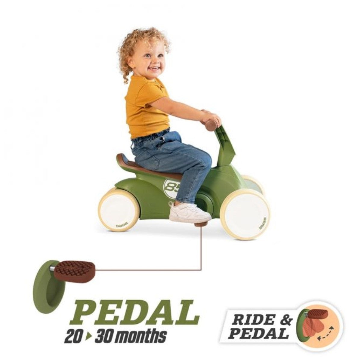 Berg Go2 Retro Ride & Pedal Car