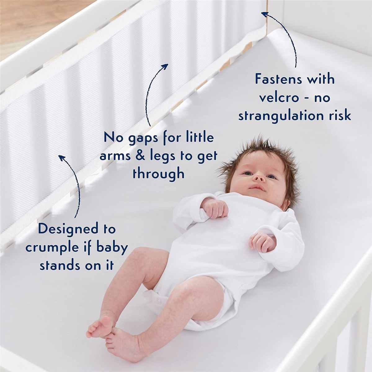 PurFlo Breathable Cot Wrap / Cot Bumpers