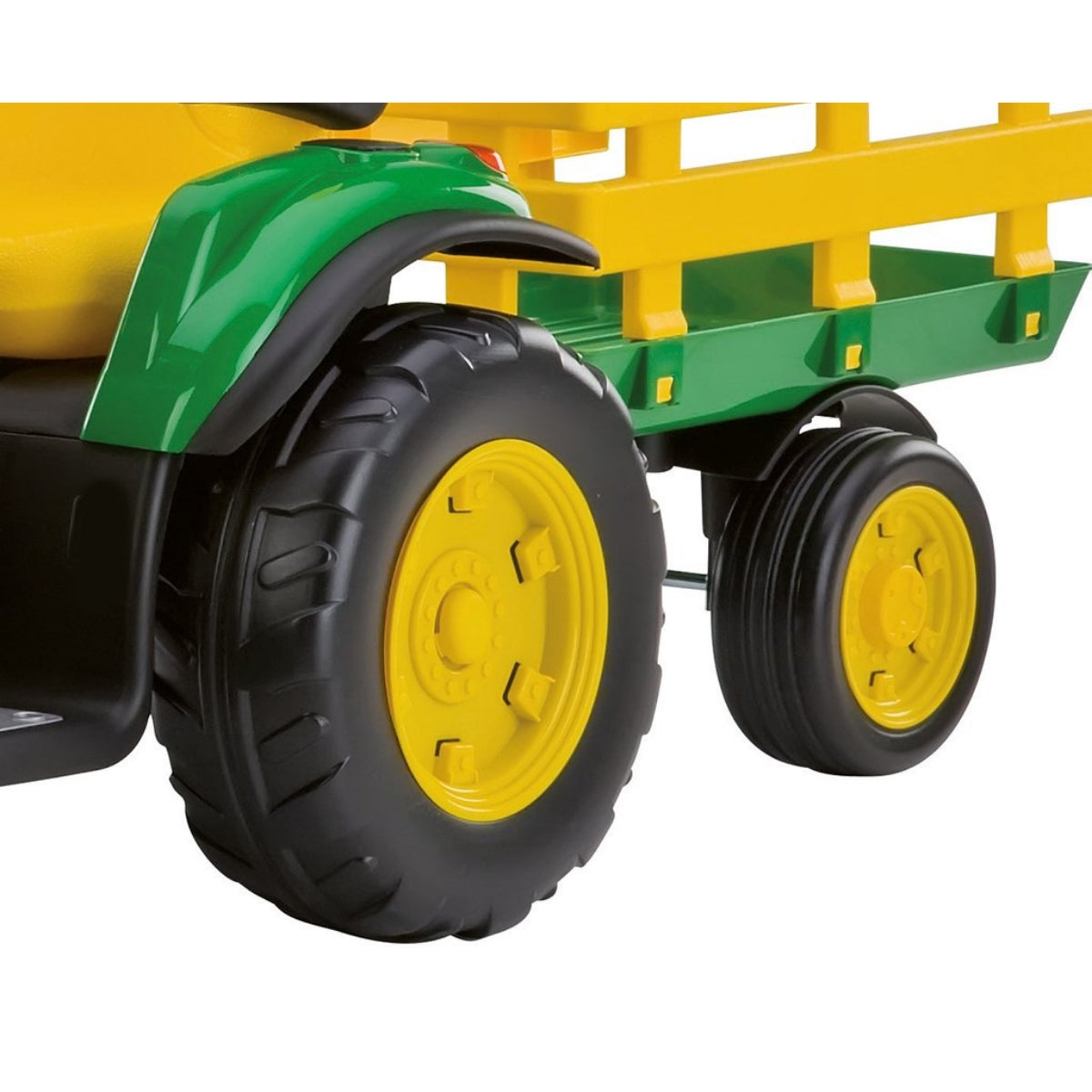 Peg Perego John Deere Ground Force + Trailer + Construction Outfit, 12V