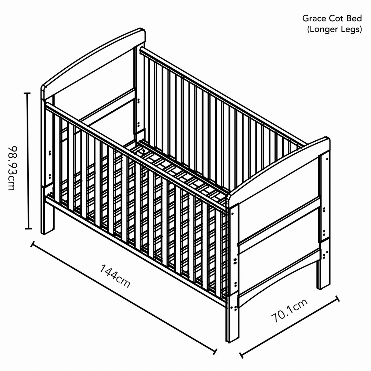 OBaby Grace Cot Bed