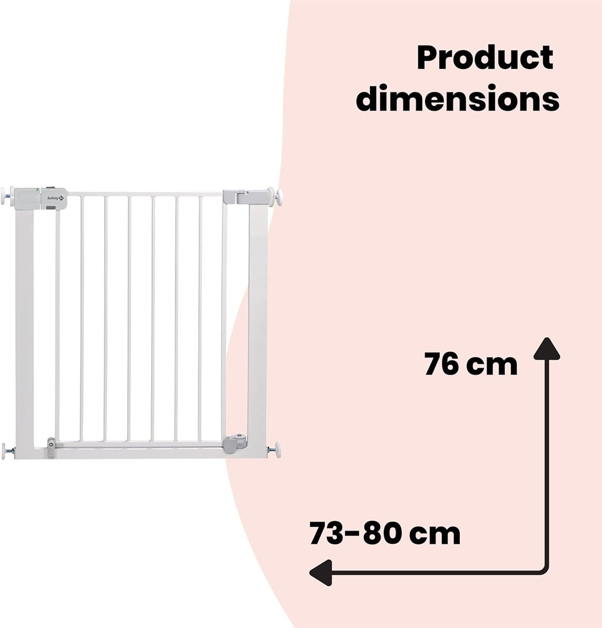 Safety 1st Auto Close Pressure Fit Safety Gate (73-80cm).